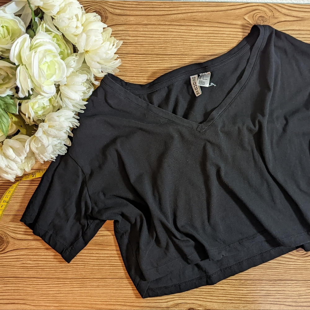 Divided by H&M V-Neck Crop Tee
